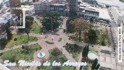 Plaza Mitre, vista aérea