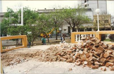 Plaza Mitre, Reforma de la rotonda
