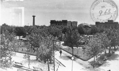 Plaza Mitre, hacia el norte