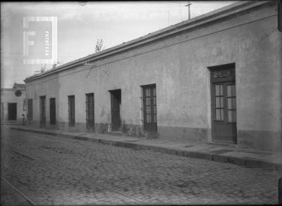 Casa del Acuerdo cuando tenía dos puertas en el frente