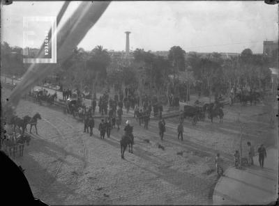 Acto en plaza Mitre. 25 de mayo de 1910