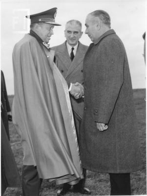 Somisa. Visita del presidente Stroessner, de Paraguay