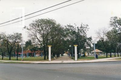 Plaza 14 de Abril, Sarmiento esq. Viale, inauguración remodelación