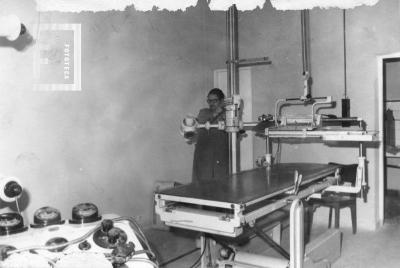La Emilia. Sala de Radiología del Sanatorio de la Asociación Obrera Textil