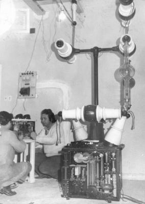 La Emilia. Sala de Radiología del Sanatorio de la Asociación Obrera Textil