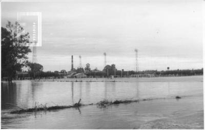 La Emilia. Inundación. Sector Campo de Deportes