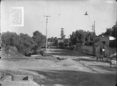 Calle Sarmiento y Alberdi