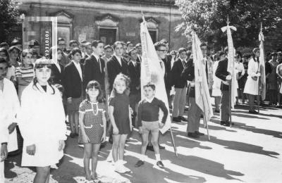 Gral. Rojo. Inauguración Colegio Comercial Secundario