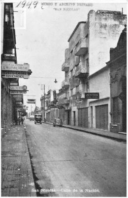 Calle de la Nación entre 9 de Julio y San Martín