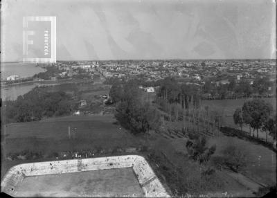 Vista de San Nicolás desde tanque Aguas Corrientes