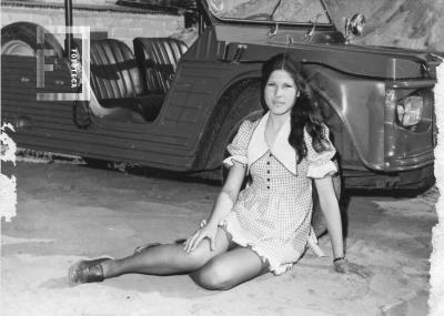 Blanca Casas, participante de la Fiesta de la Primavera 1972
