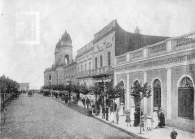 Calle Mitre, cuadra de la Iglesia