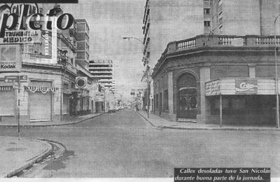 Calle Mitre esquina Sarmiento