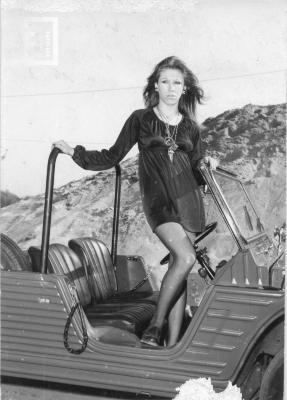 Hilda Aguilar, participante en la Fiesta de la Primavera 1972