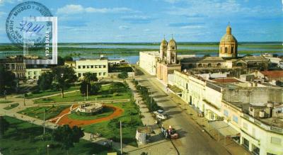 Vista aérea de la Plaza y Catedral