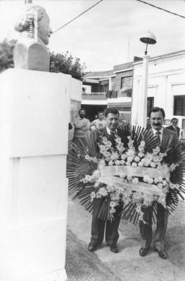 245º aniversario Fundación de la Ciudad, monumento a Aguiar, Puyella y Corral