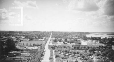 Vista de San Nicolás desde el edificio Sarmiento, hacia el noroeste