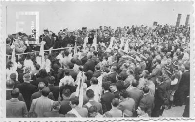 Acto llegada de los restos de Azopardo.