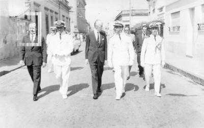 Celebración Combate Naval. Intendente Dr. J. M. Bent y autoridades