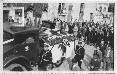 Acto llegada de los restos de Azopardo. Guardias Nacionales, llegando a Lavalle