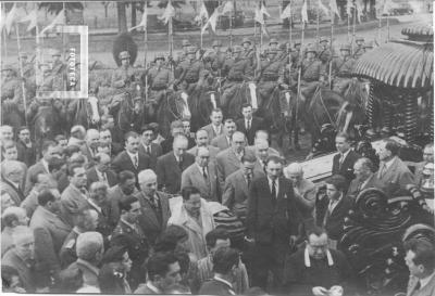 Sepelio del Mayor Ricardo Mosto, en Junín