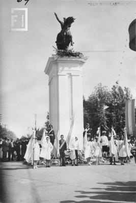 Inauguración Monumento a San Martín en Falcón y Savio