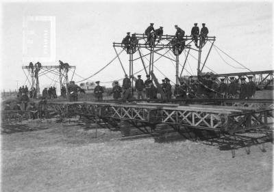 Escuela de Zapadores Pontoneros Z. P. 2. Servicio Militar clase 1916