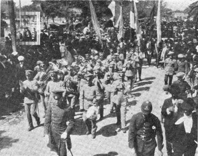 Banda de música del Regimiento 5º de Infantería con asiento en San Nicolás