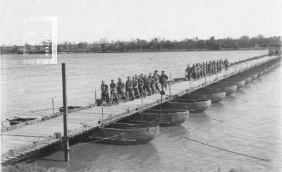 Escuela de Zapadores Pontoneros Z. P. 2. Servicio Militar clase 1916