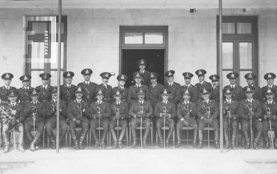 Escuela de Zapadores Pontoneros Z. P. 2. Servicio Militar clase 1919. Jefes y oficiales