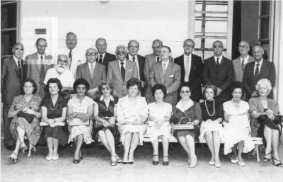 Alumnos Colegio Nacional, promoción 1935, en sus Bodas de Oro