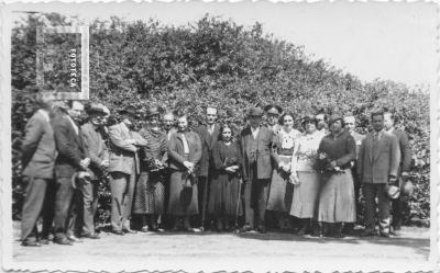 Demostración a Rodolfo Senet  (o Genet), en la quinta Las Camelias