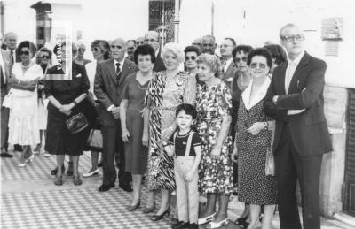 Alumnos Colegio Nacional, promoción 1935, en sus Bodas de Oro