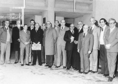 Miembros Asociación Numismática Argentina, en el Colegio de Abogados