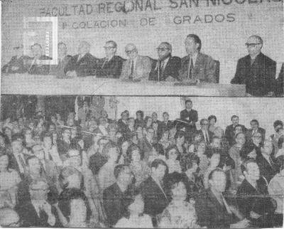 Primera Colación de Grados de la Facultad Regional San Nicolás (UTN)