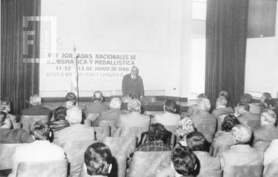 VIII Jornadas Nacionales de Numismática y Medallística. Expone el Dr. José E. de Cara