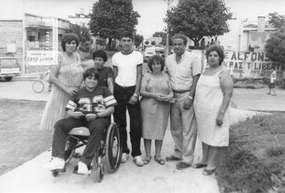 Triacca y familia en el Campito de la Virgen del Rosario