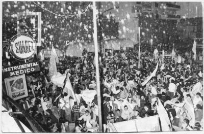 Argentina campeón del mundo. Festejos en San Nicolás