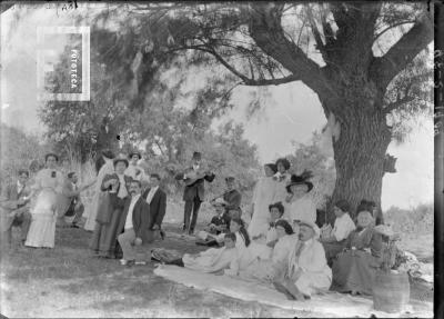 Grupo en la isla, 08-2-1910