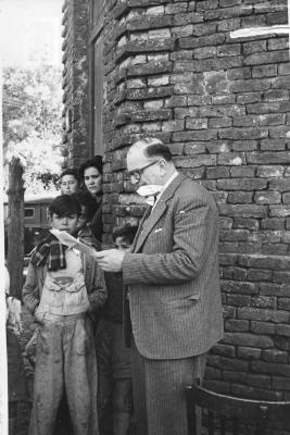 Inauguración de la calle Dr. Lisandro de la Torre