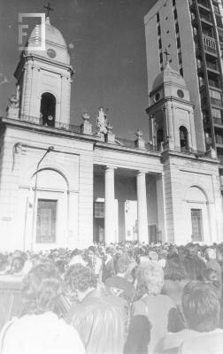 Catedral de San Nicolás. Salida Peregrinación Virgen del Rosario