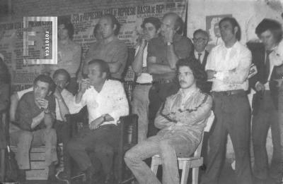 Acto Partido Socialista. Visita de Juan Carlos Coral.