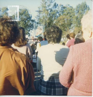 Peregrinos en el Campito de la Virgen del Rosario de San Nicolás