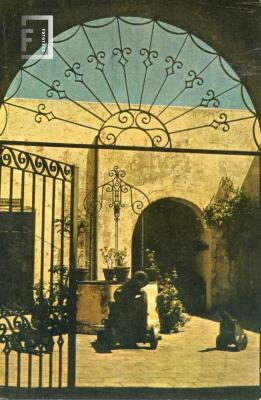 Patio de la Casa del Acuerdo desde el zaguán