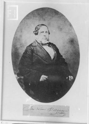 Reproducción retrato de José Luis Barrera