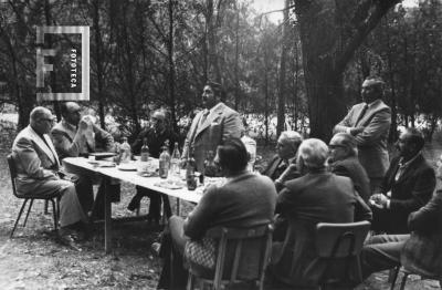 Pte. Colegio Martilleros, Juan Pablo Saldías, usando de la palabra en el día del martillero