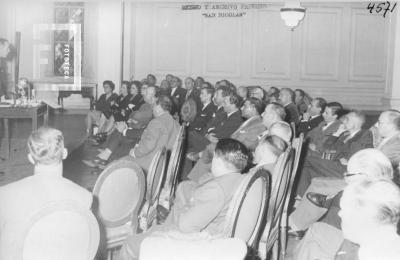 Conferencia inauguración sede Colegio de Martilleros