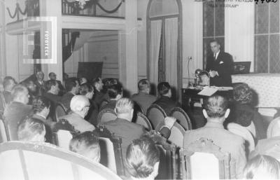 Conferencia inauguración sede Colegio de Martilleros